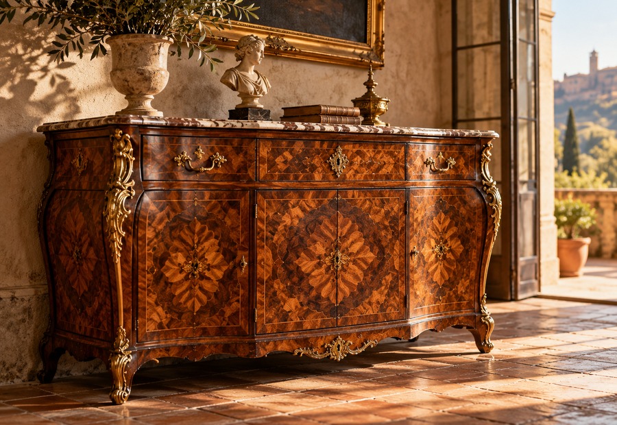 Aparador de madera, imagen ilustrativa